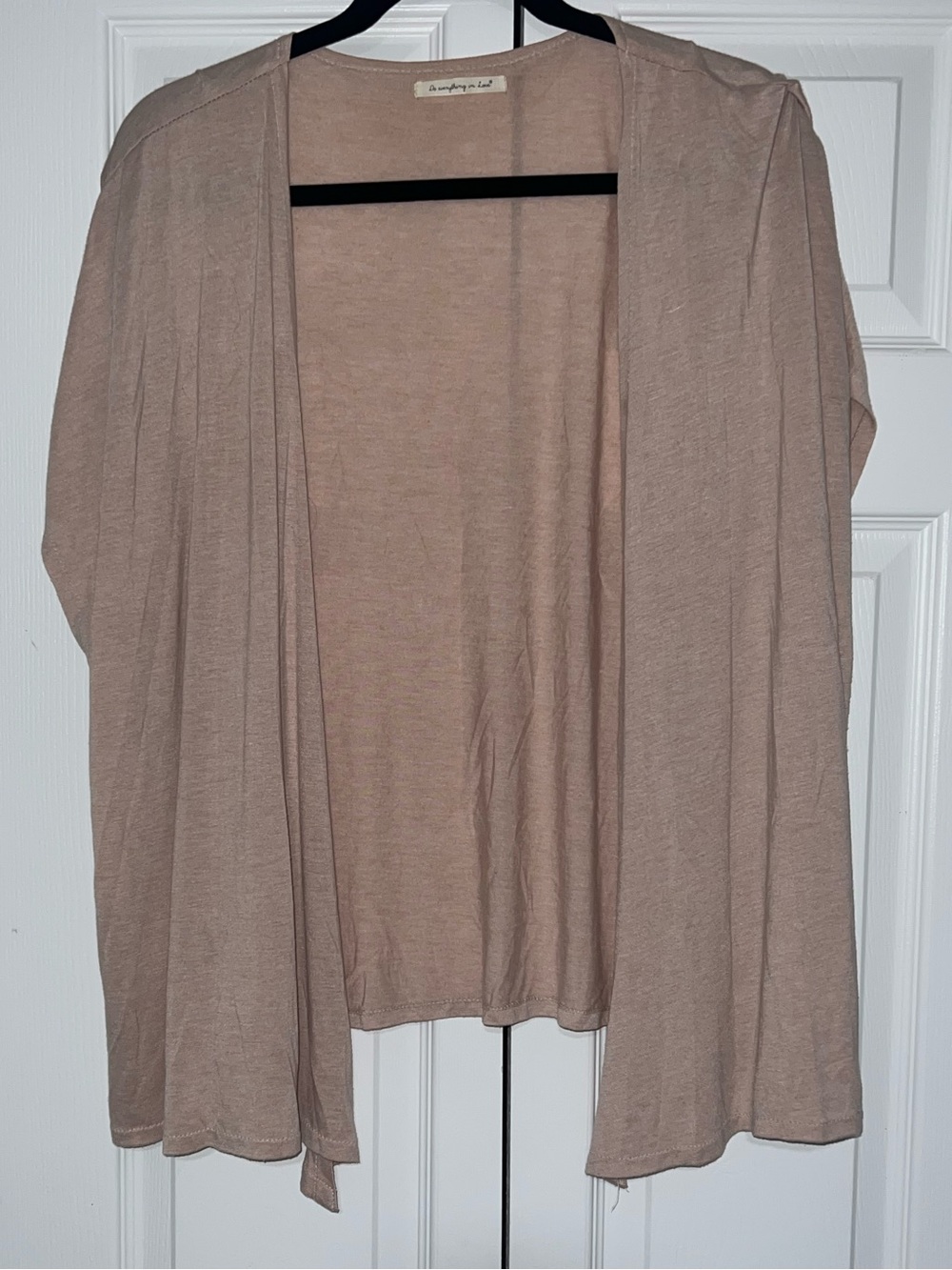 Do everything in love Taupe Open-Front Women’s Cardigan